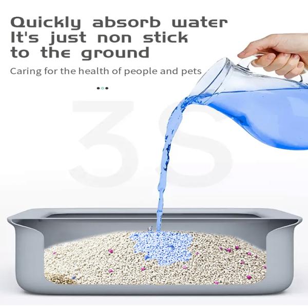 Custom Fragrance Bentonite Cat Litter Large Particle Clumping Cat Litter Sand 2mm 3mm