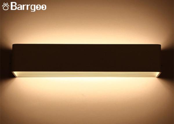 18 Watt White Long Barled Interior Wall Sconces Shine Up Or Down Low Brightness Decay