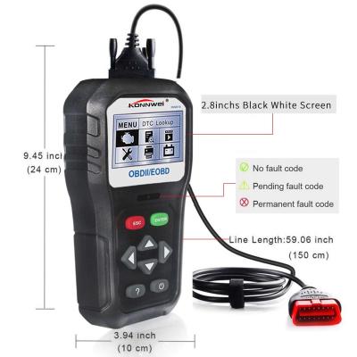 Portable FCC vivante de la CE de 12 de volt de données de scanner langues de l'outil de diagnostic 6 approuvée