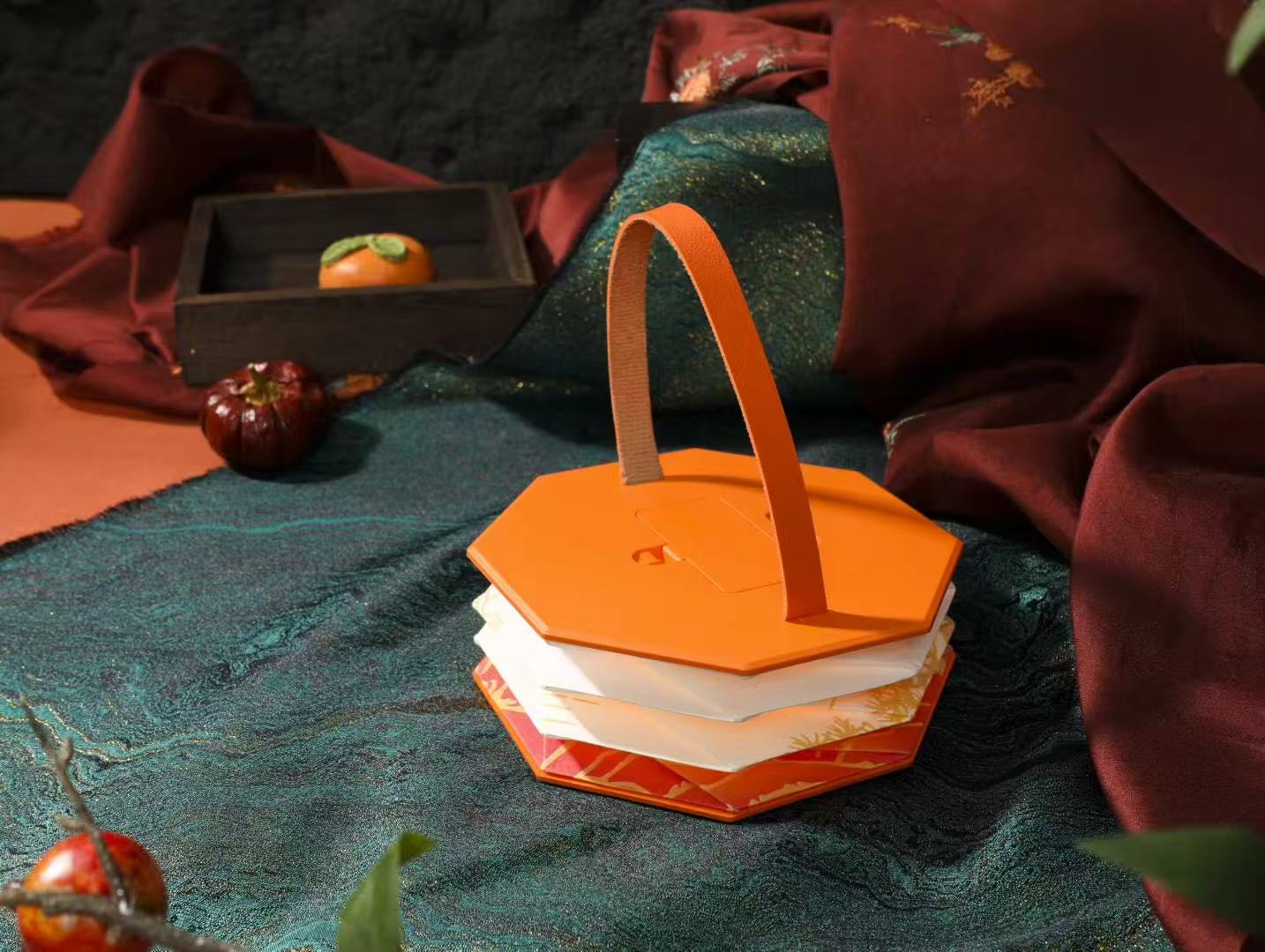Hollow Folding Crinkle Paper Lamp Wireless Floor Standing Silkscreen Printing