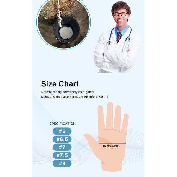 Одноразовые стерилизованные резиновые хирургические перчатки, безопасные латексные экзаменационные перчатки