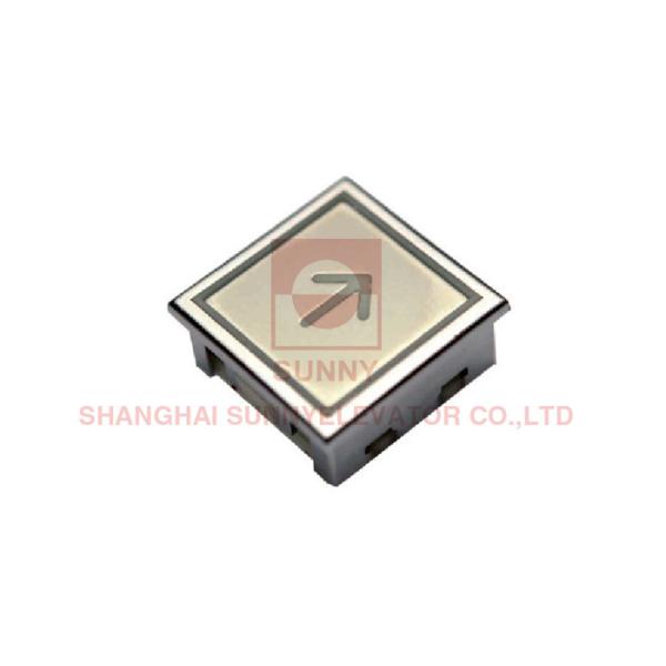 ステンレス鋼のエレベーター呼出しボタンの透明なプラスチック特性