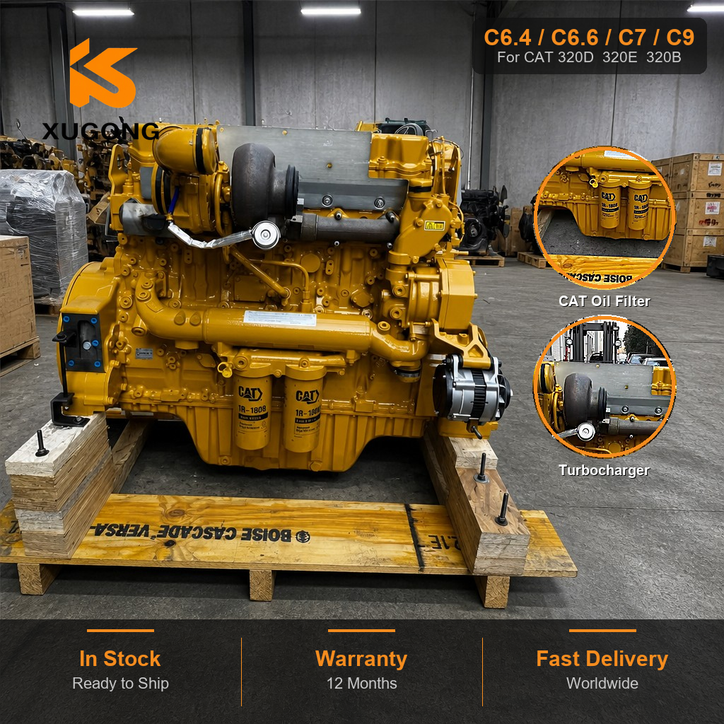 320D 320E 320B Excavator Complete Engine Assembly C6.4 C6.6 C7 C9 Diesel Engine OEM Factory