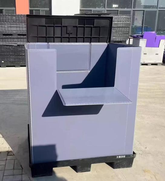 Honeycomb Sheet Plastic Pallet Box UV Resistant Collapsible Pallet Boxes For Heavy Duty Packaging