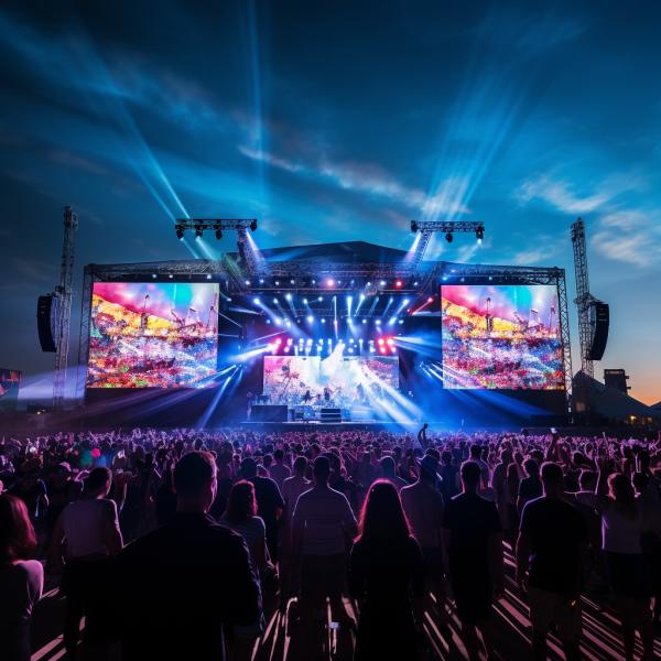 Высокое разрешение видео стены на заказ Creative P6 LED Outdoor Screen Rental