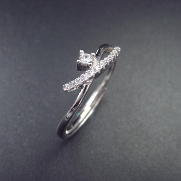 Кольцо вечности Зирконя белого золота 925 кубическое/покрытый вымощает кубическое кольцо Зирконя