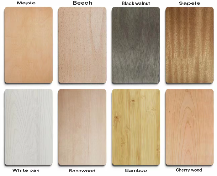 Custom RFID NFC Printed Wooden & Bamboo Card Cr80 Blank Waterproof Access Control ID Key Card RFID Card For Hotel