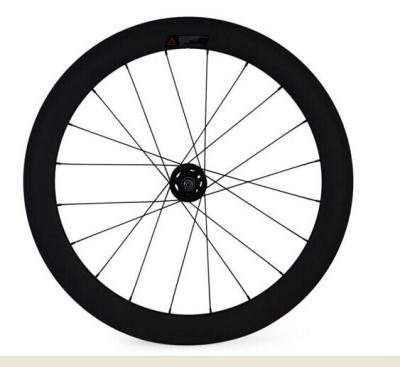 2014hot sale  700c 60MM Carbon clincher wheelset with width 23mm fixed gear for track bike