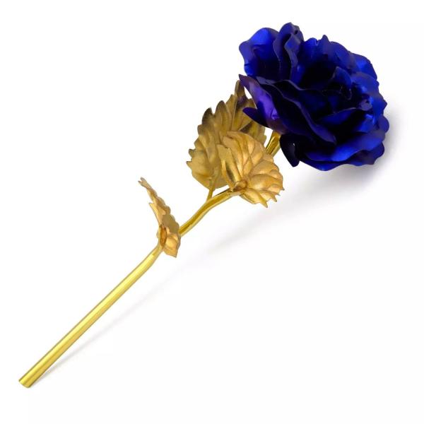 Hot Sale 24k Gold Plated Rose Reasonable Price Luxury Gold Foil Rose For Girlfriend Gift