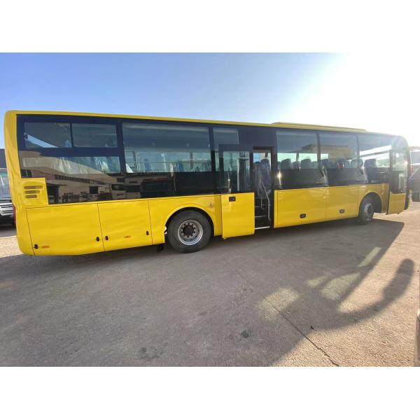 Used 65 Seater ZK6121 12m Coach Bus with 8.4L Displacement and Left Side Steering Wheel