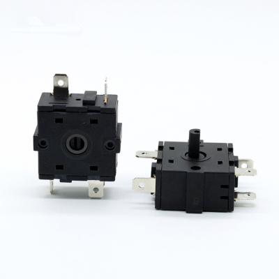 360 Degree Rotary Angle Electric Oven Switch PA Material Metal Shaft