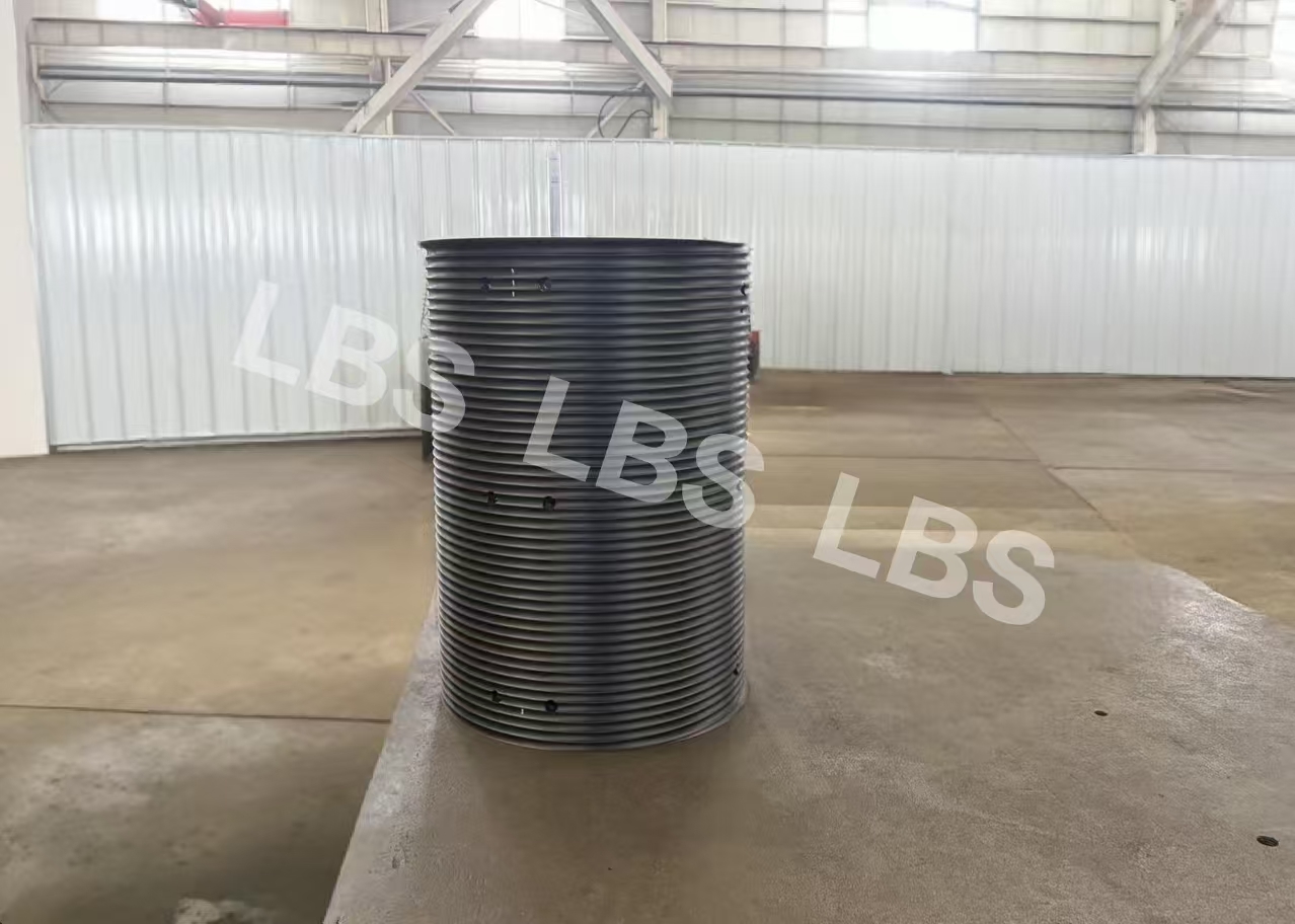 Right-hand 60° LBS Drum Sleeve Polymer Nylon Bolt-connected