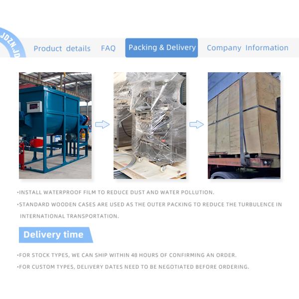 900L Capacity Commercial Stainless Steel Horizontal Dough Mixer for Mixing Raw Material
