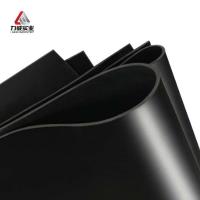 3 mm de papel de borracha preta resistência à tração excelente resistência à abrasão por óleo