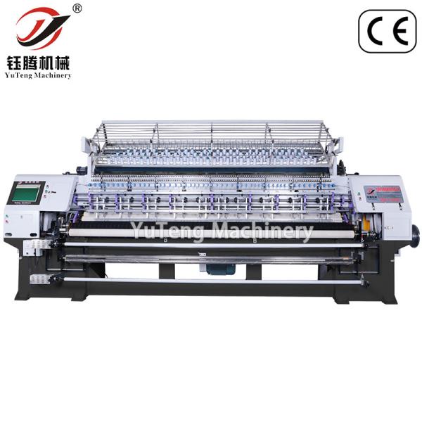 High Speed Computer Multi-needles Shuttle Quilting Machine For Bed Sheets Textile Making
