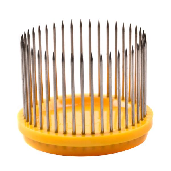 Couleur jaune de élevage de la Reine de l'apiculture de cage de la Reine d'aiguille pour l'apiculture