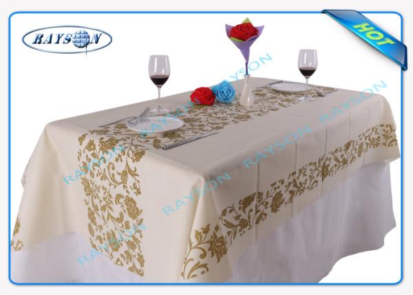 A toalha de mesa/restaurante não tecidos descartáveis Pantone combinou o pano de tabela