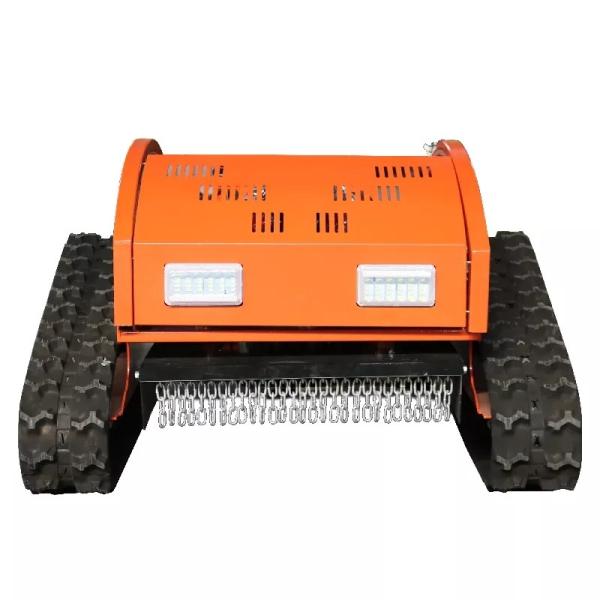Gasoline Robotic Lawn Mower OEM Cordless Rubber Track Non Slip