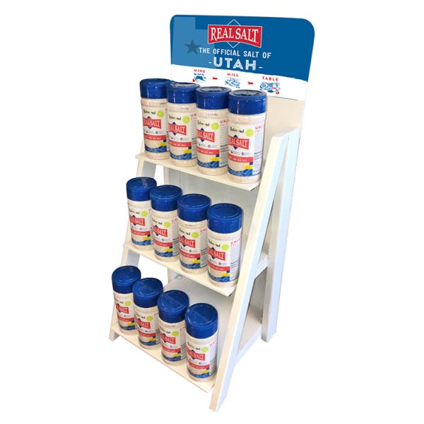 Стеллаж для выставки товаров продукта заботы кожи деревянный для лицевого Cleanser