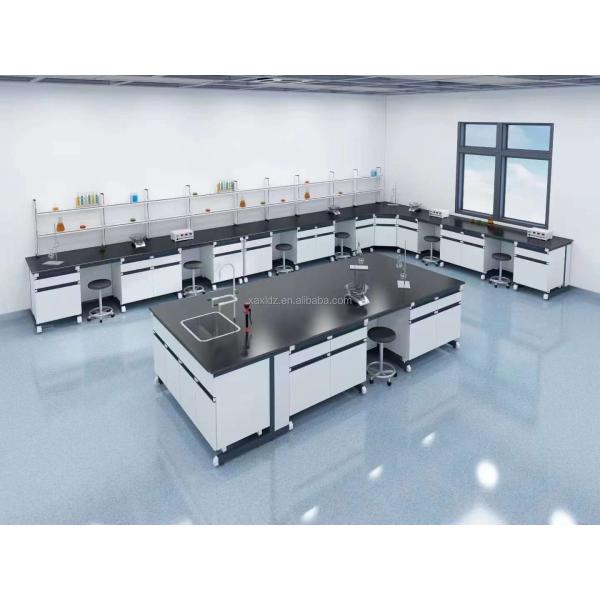 School Laboratory Furniture Bench Table with Anti-Microbial and Fireproof Advantage