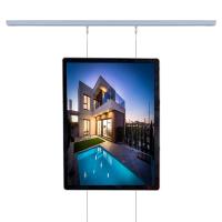 Display en aluminium boîte lumineuse cadre rétroéclairée publicité acrylique boîte lumineuse cristalline