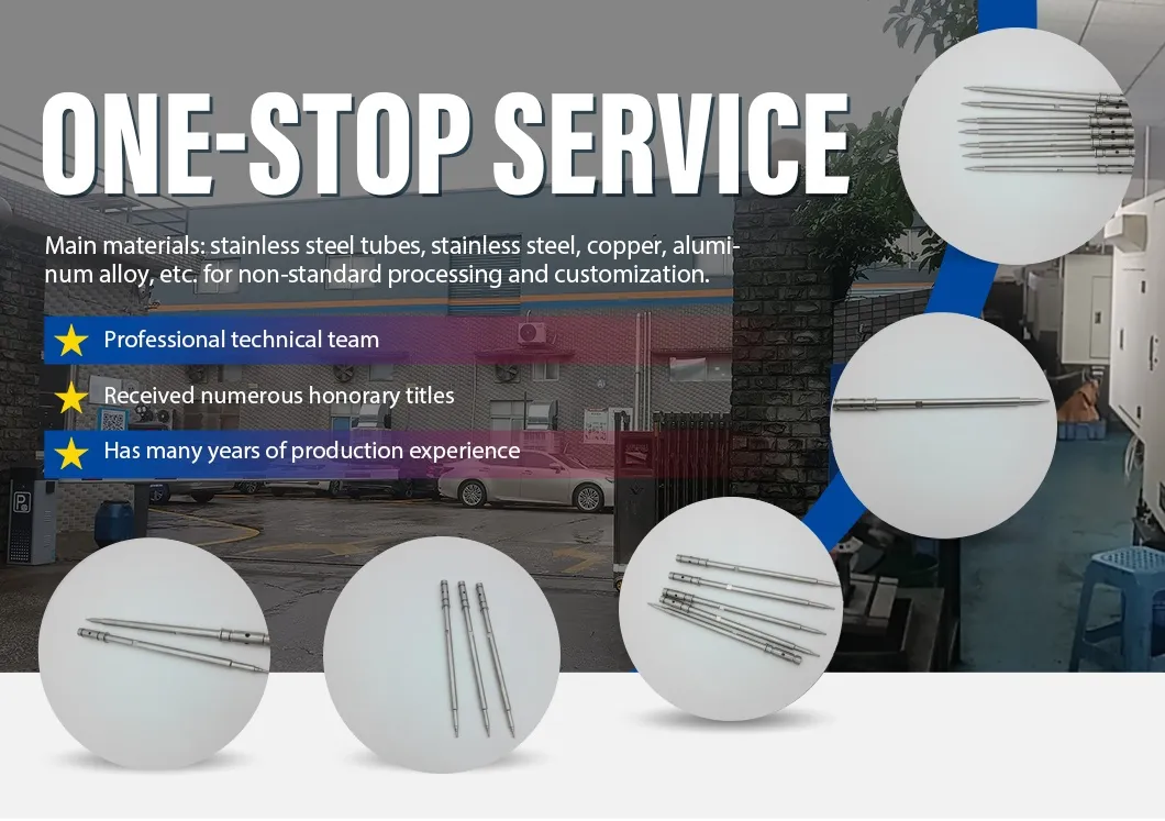 Traitement à l'acier inoxydable à tige longue, fraisage CNC de précision