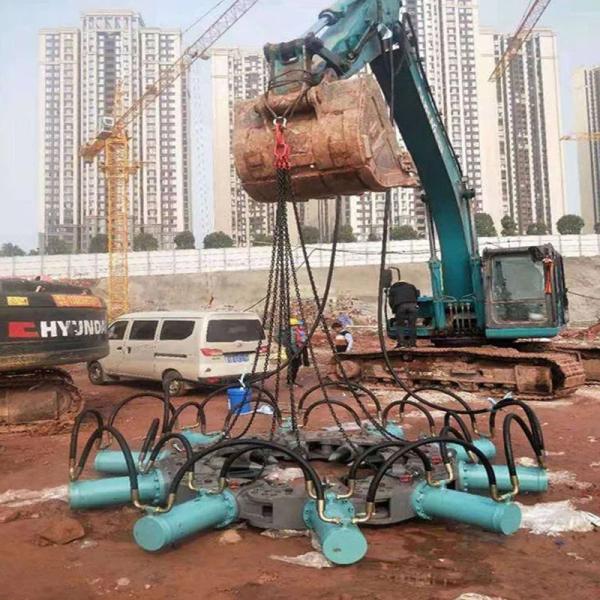 300KN Hydraulic Pile Breaker Machine Pile Head Cutter Foundation Pile Cutter Machine