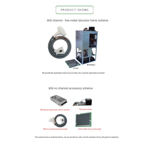 200W 1064nm Diode Laser Hair Removal Beauty Machine Alma Soprano Ice