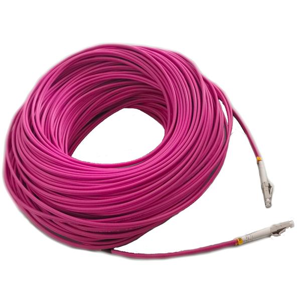 Multimode Duplex  Fiber Optic patch Cable LC - LC OM4 50/125