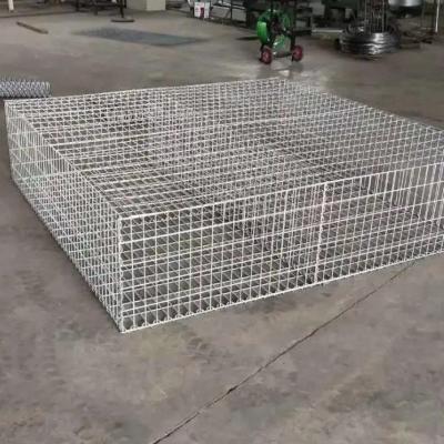 2mx1mx1m Galvanizado Malha Soldada Caixa de Pedra Gabião Caixa com Serviço de Processamento de Corte
