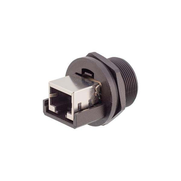 Польза доски черноты степени кабельного соединителя 180 и 90 RJ45 IP67 водоустойчивая электрическая