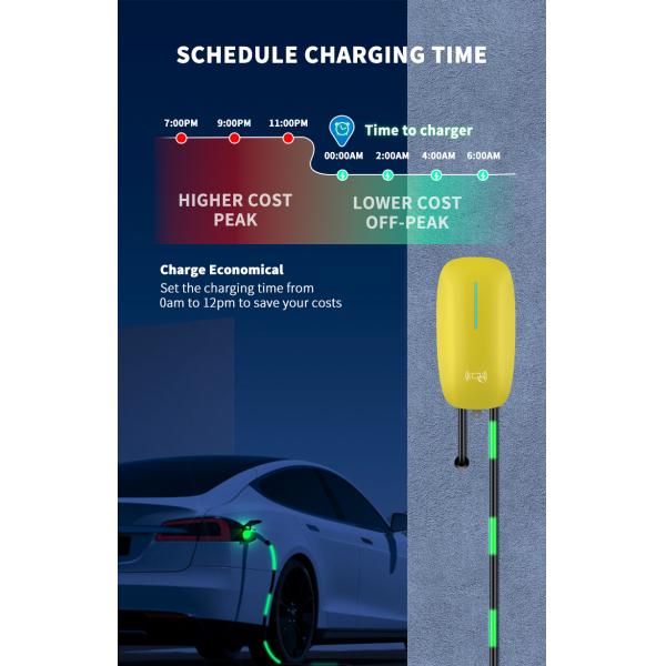 Smart Wallbox Electric Vehicle Charger with 11kw Output Power and 50Hz Grid Frequency
