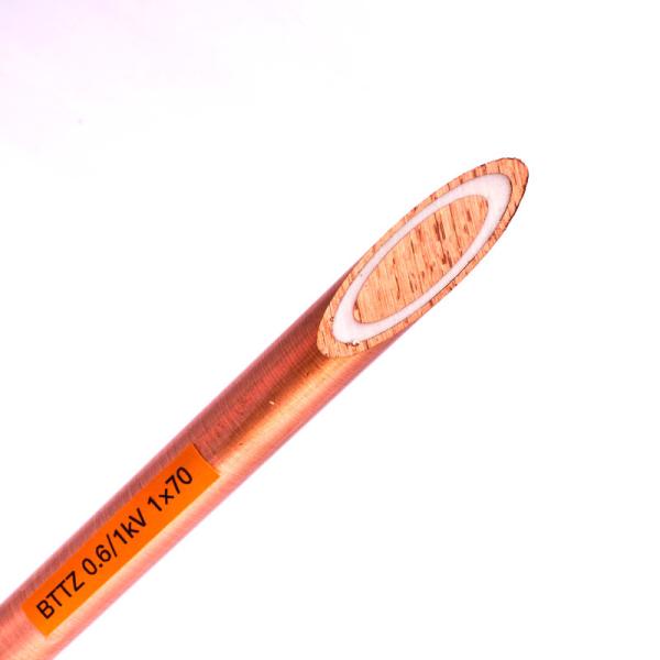 1x35mm2 BTTZ 750V Heat Resistant Flexible Cable Mineral Insulated Copper Sheath High Temperature