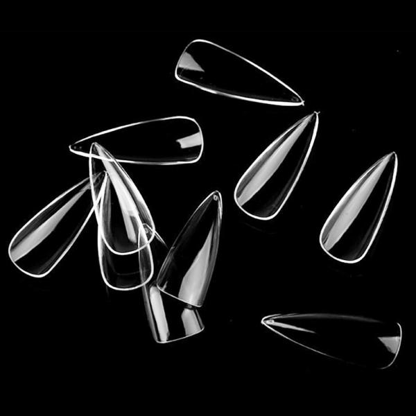 100/500Pcs Design Acrylic False Nails Custom Press on Nails Flexible Coffin Nail Tips Set Customized Accepted