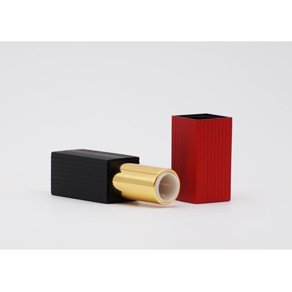 Magnet Cap Square Shaped Rubber Empty Lipstick Tube Case