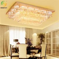Or de luxe classique Crystal Ceiling Lamp Led Bulb moderne E14 bas