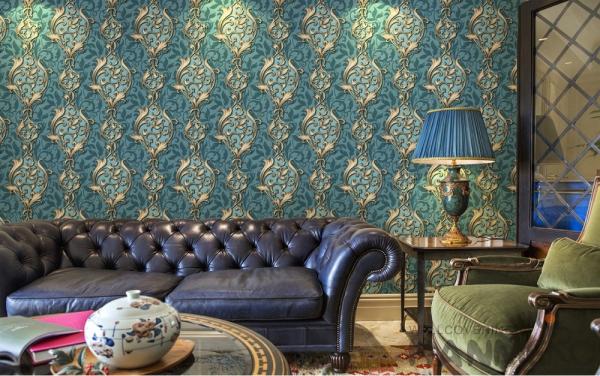 Vinyl Sofa TV Background Decor Wallpaper Modern Cozy Style 0.53*10M PVC Wallcovering China