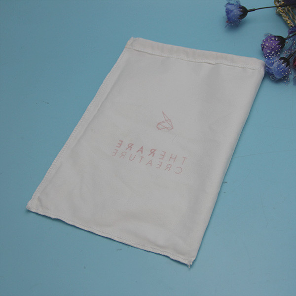 Lightweight Organic Cotton Storage Bag For Handbag Screen Printing Logo