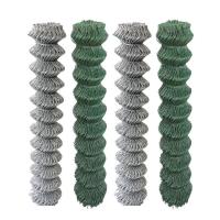 50x50mm Diamond Chain Link Fence Electric Galvanized PVC Sprayed