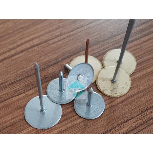 38MM гальванизировали стальные приданные форму чашки главные штыри сварки, мини штыри сварки CD вкладыша трубопровода шайбы