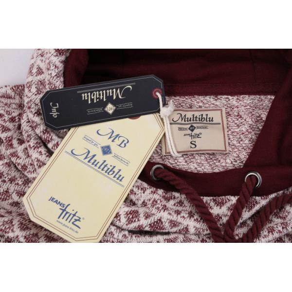 Burgundy Terry Cloth Sweatshirt Womens 53% Cotton 47% Polyester