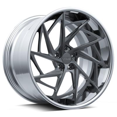 2 morceaux 6061-T6 ont forgé les roues UF/2-118