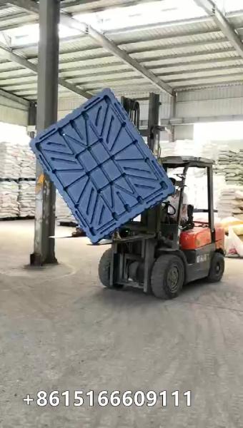 Industrial blowing moulding plastic storage pallets 48x48