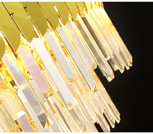Led Crystal Chandelier For Living Dining Room Round Rectangle hotel lobby chandelier(WH-CY-239)