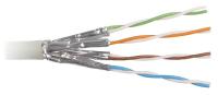 Cable protegido negro 1 del par trenzado -19 corazones para el sistema de distribución