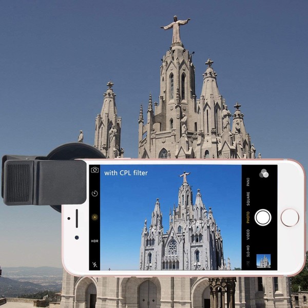 Customizable Smartphone CPL Filter 37mm CPL Filter With Multi Layer Nano Coating