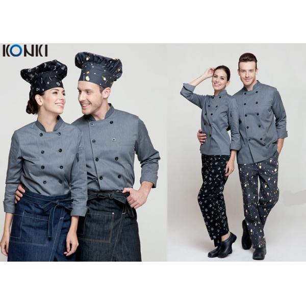 Personalized Chef Cook Uniform Clothes , Slim Fit Double Breasted Suit