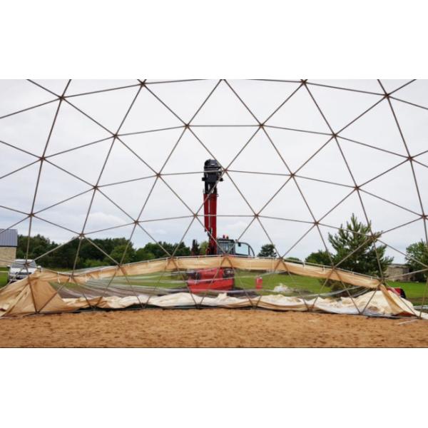 Waterproof 30 Meters Music RGB Lighting Festival Dome Tent