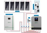 Almacenamiento de energía híbrido completo de la Sistema Solar 20kw 15kw de la rejilla en rejilla de Sistema Solar de la rejilla
