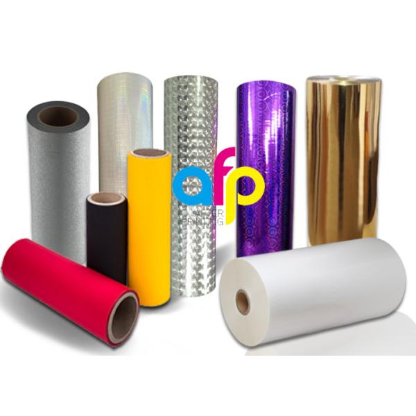 3 Inch Core Pressure Sensitive Laminating Film , Soft Pet Polyester Film